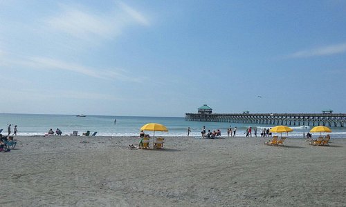 The pier from a distance