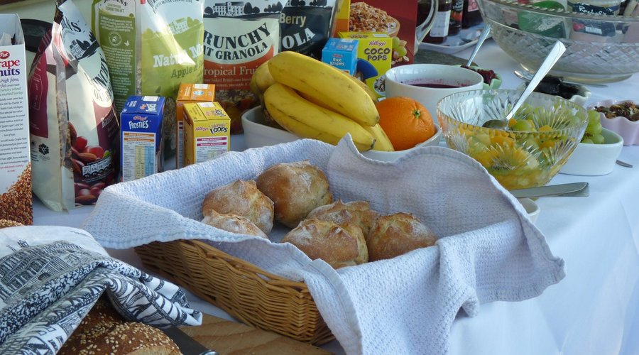 Part of the breakfast selection