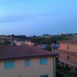 vista dal balcone
