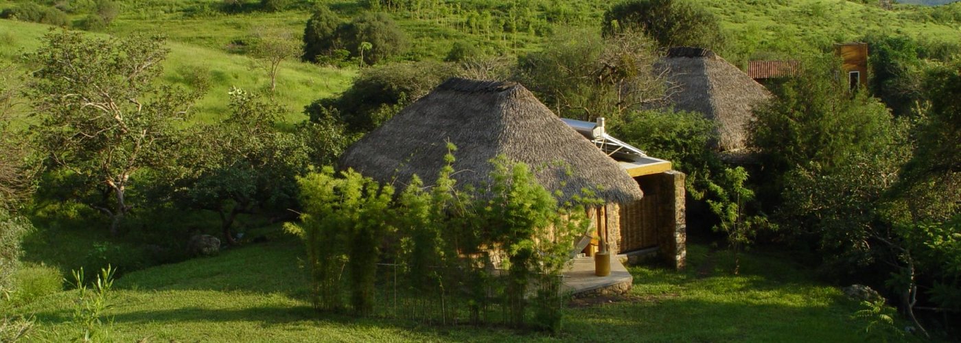 Vista cabañas