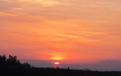 Sun Setting at Wildflower Glamping