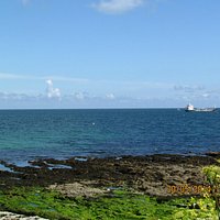 RNAS Lyme Bay standing offshore