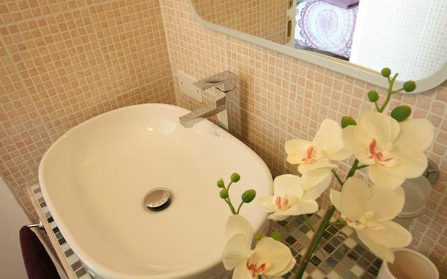 Bagno privato con cabina idromassaggio  in Camera