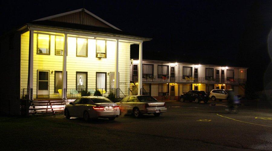 Night View of the Motel