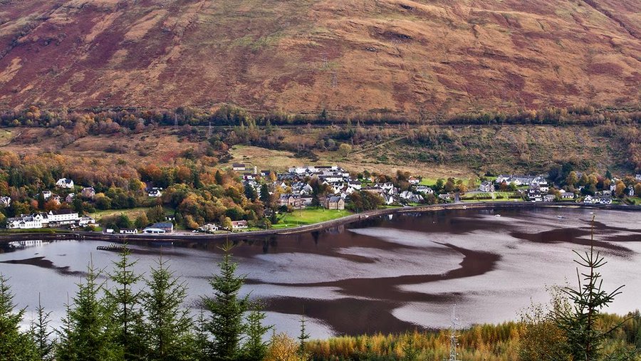 VIew from across the Loch