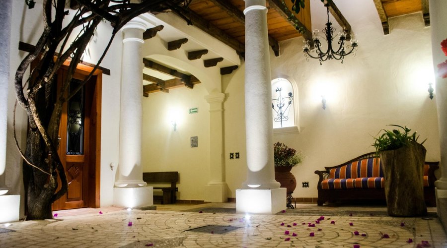 Piso del patio en laja