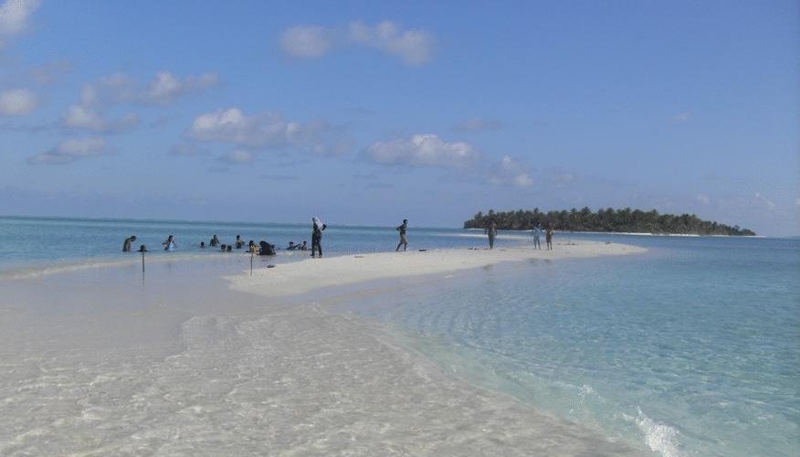 Picnic at a sand bank