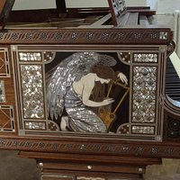 Wonderful Jugendstil piano.