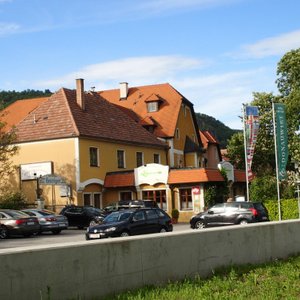 Blick auf die Hotelanlage