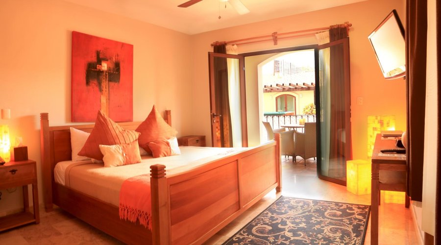 Large bedrooms private terraces