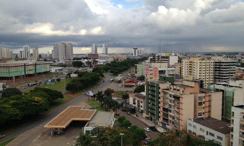 Vista do terraço. Da para ver o Shooping Taguatinga
