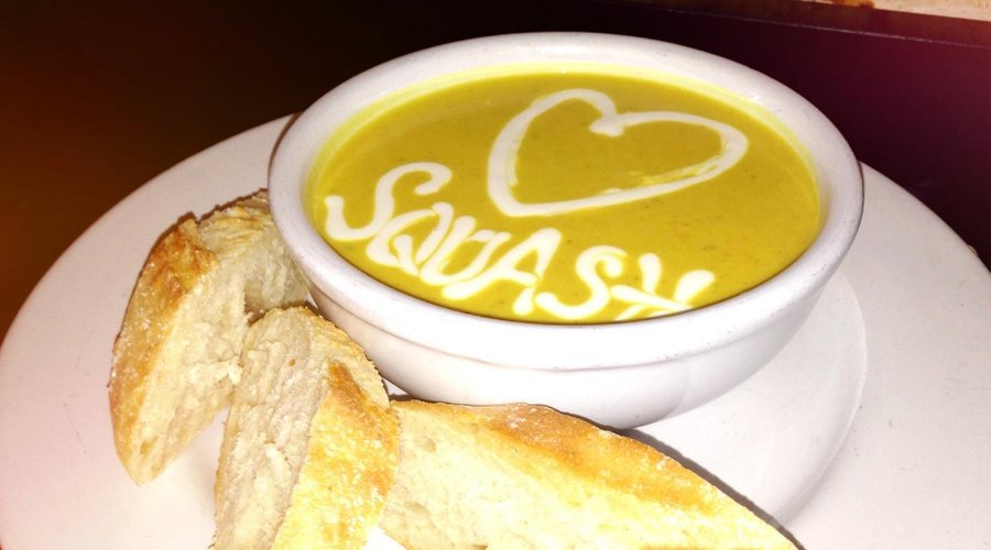 The house favorite, Coconut Curry Butternut Squash Soup!