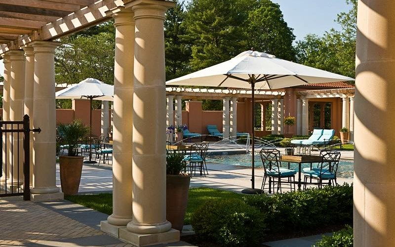 heated outdoor pool