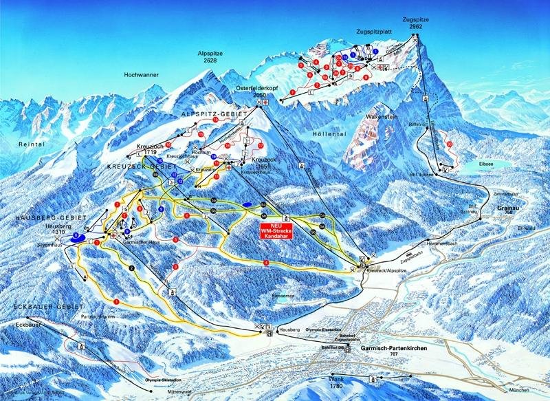 Гармиш партенкирхен горнолыжный курорт