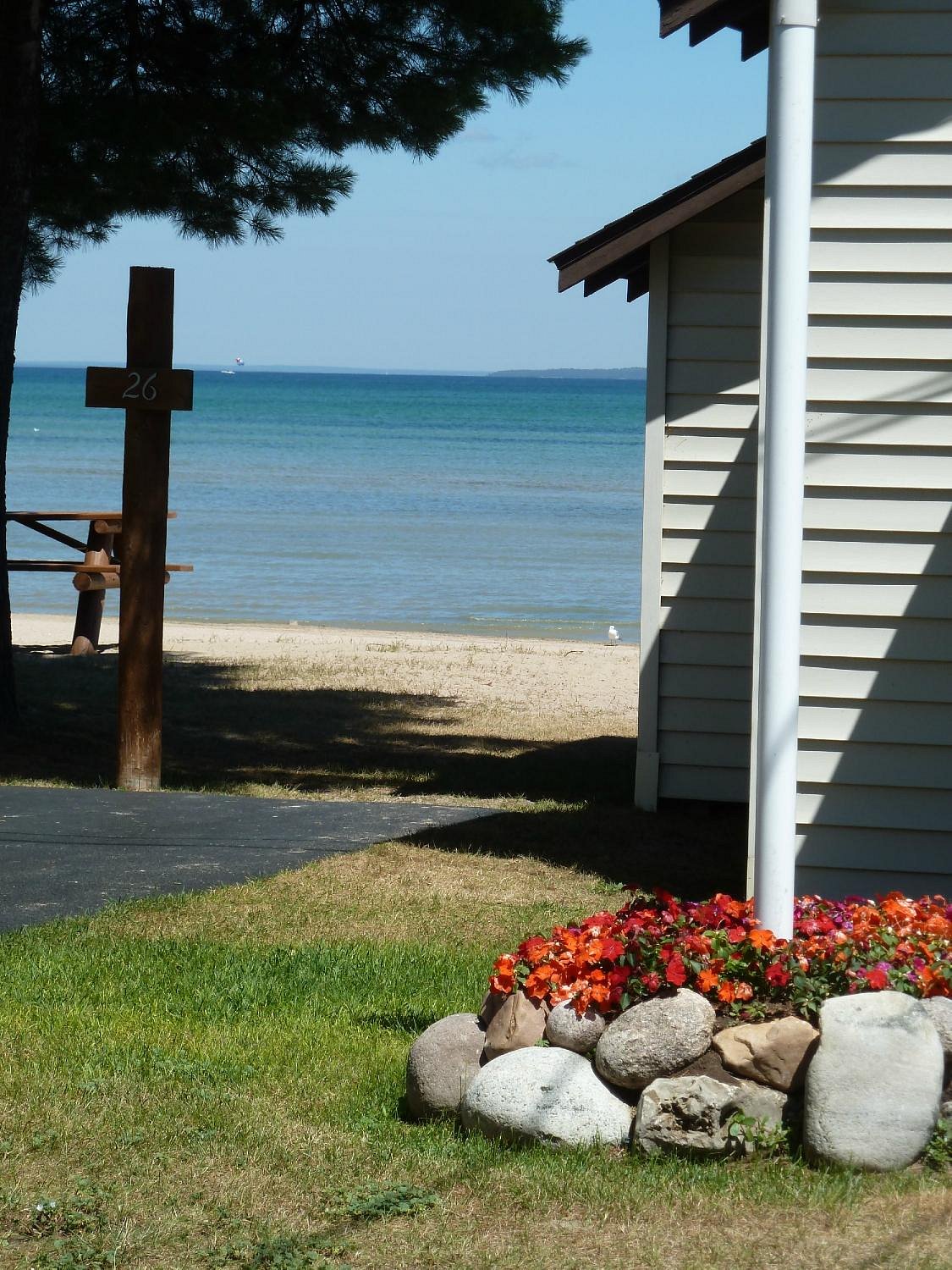 NEW Private Lake Michigan beach house on Good Harbor Bay, minutes
