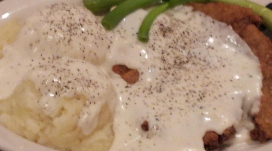 Chicken Fried Steak with Mashers