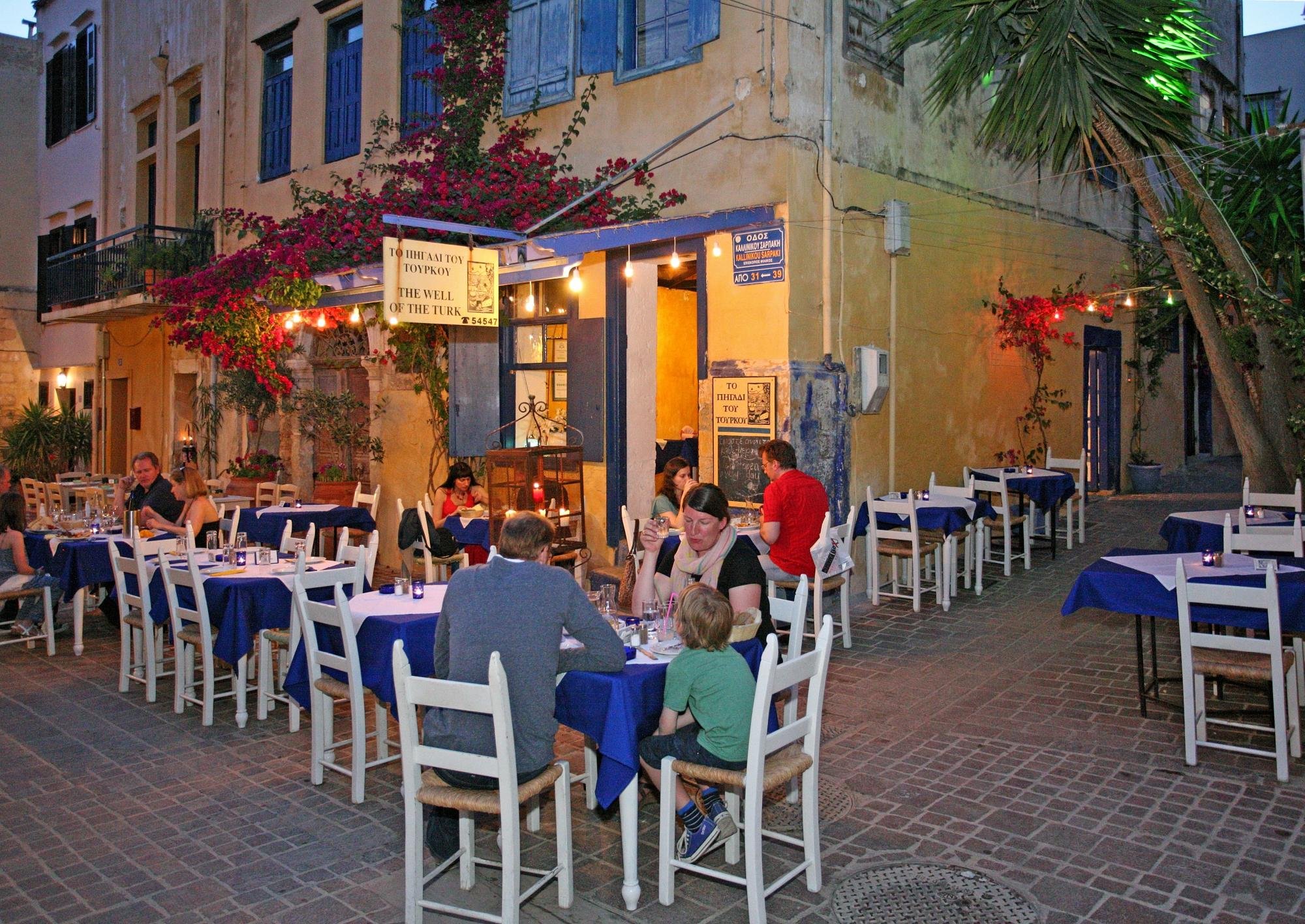 THE WELL OF THE TURK, Chania Town - Updated 2024 Restaurant Reviews ...