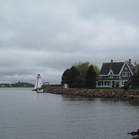 Lighthouse at end of boardwalk