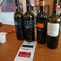 the 4 wines we tasted