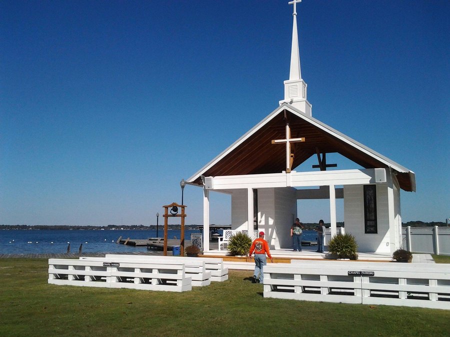 White lake. Lago белое. White Lake North Carolina.