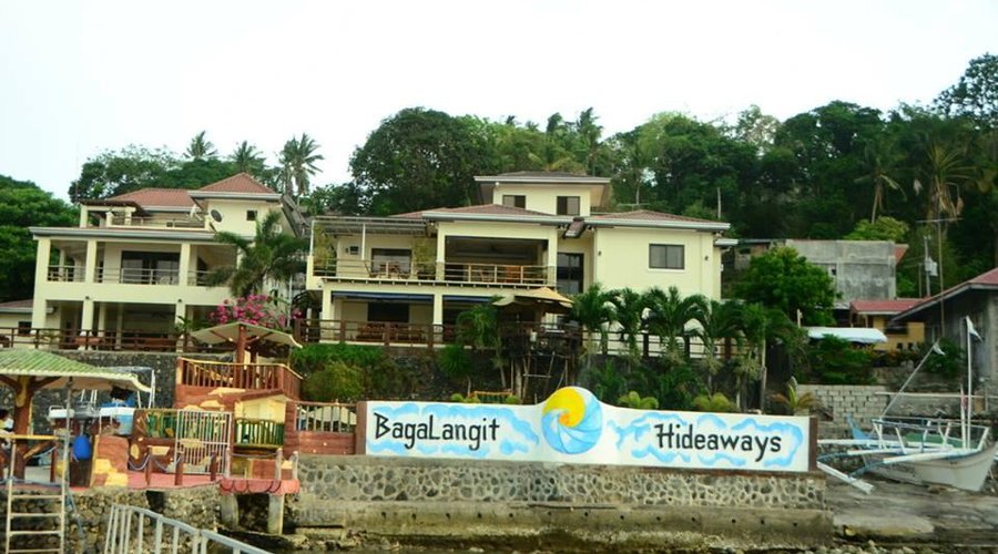 front view of resort
