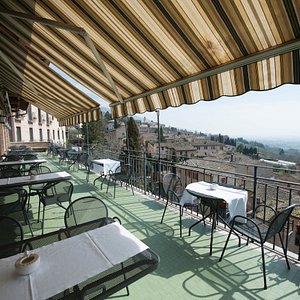 Terraces at the Hotel Giotto Assisi