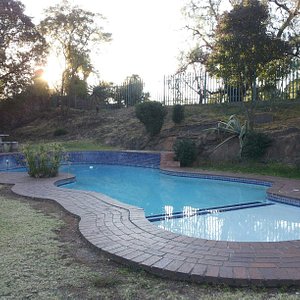 The pool...