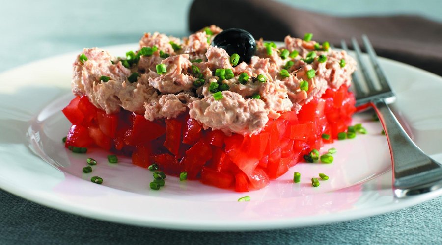 Tomato Tartare with Tuna