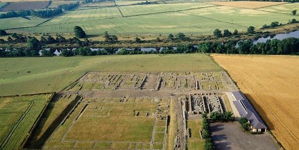 Aerial view of site