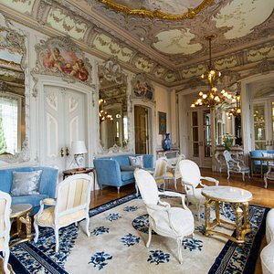 Blue Living Room at the Pestana Palace Hotel
