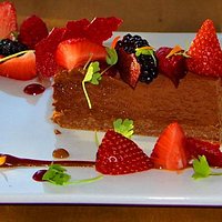 Chocolate mousse cake
