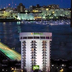 Overlooking Ashley River & downtown peninsula