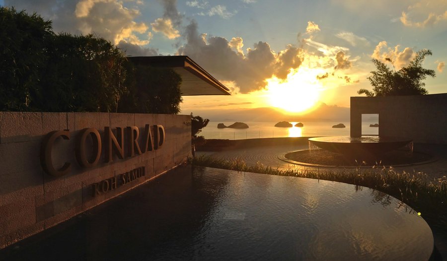 Sunset at Conrad Koh Samui