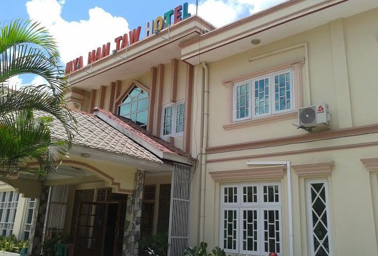 Hotel front door