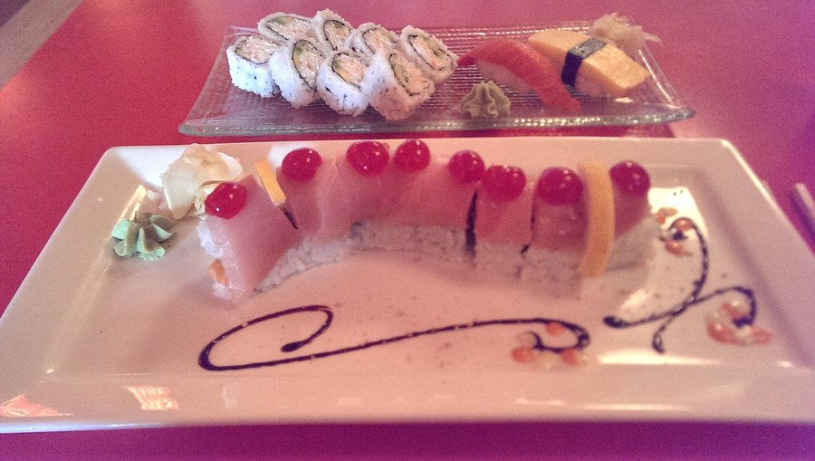 Cherry blossom roll
