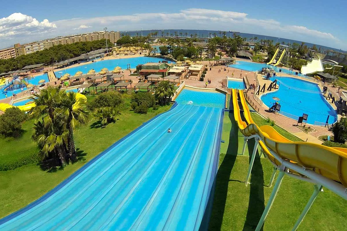 Panoramic view of Aquopolis Water Park