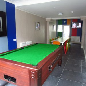 The dining area/large hangout area