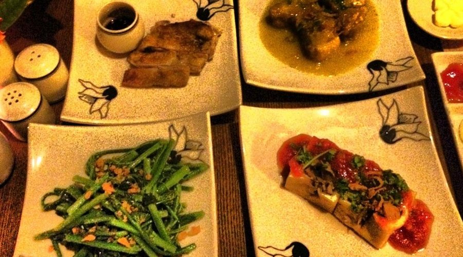 Organic set menu for 2