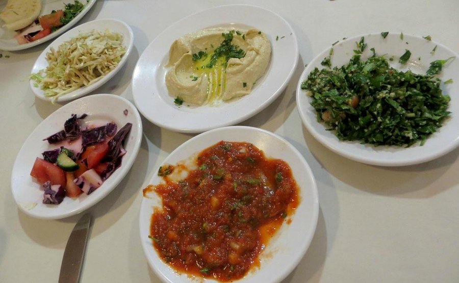 Sampling of the side dishes
