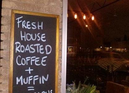 House Roasted coffee and Home-made food