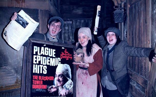Read all about it..... Plague outbreak at the Blackpool Tower Dungeon!