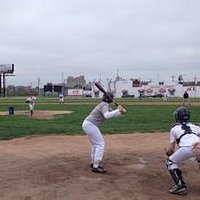 A pick-up sandlot game