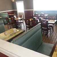 Seating (empty at 3 pm)