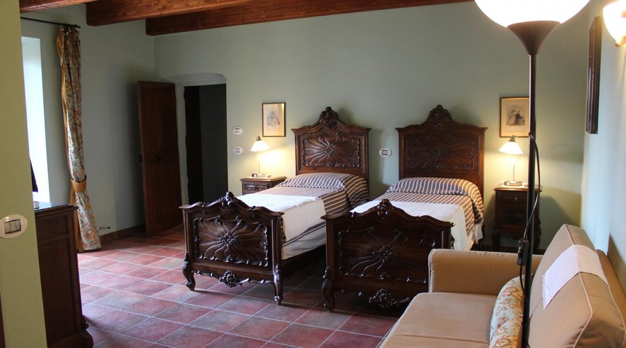 camera da letto stile barocco