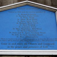 The Church of St Vedast Alias Foster sign