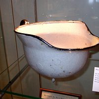 German helmet as chamberpot