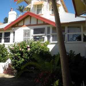 Situated near the top of the hill, the B & B has great views