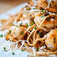 Whole Wheat Linguine with Wild Shrimp
