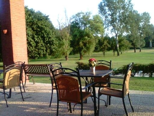 Vista sul campo da golf