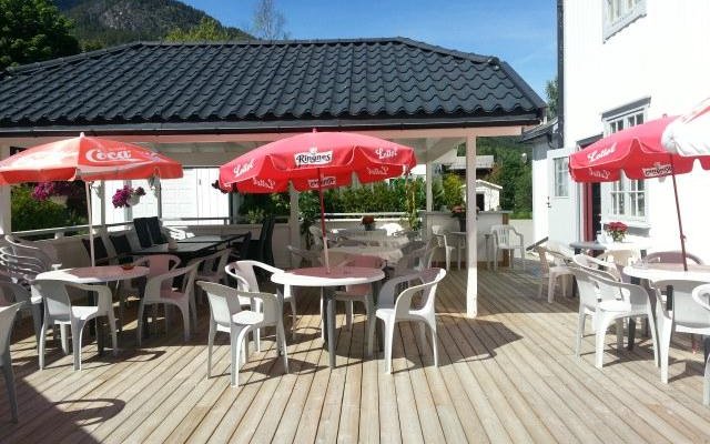The terrace
